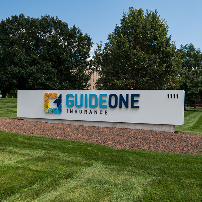 guideone insurance signage